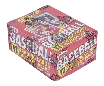 1981 Fleer Baseball Unopened Wax Box (36 Packs) – BBCE Certified